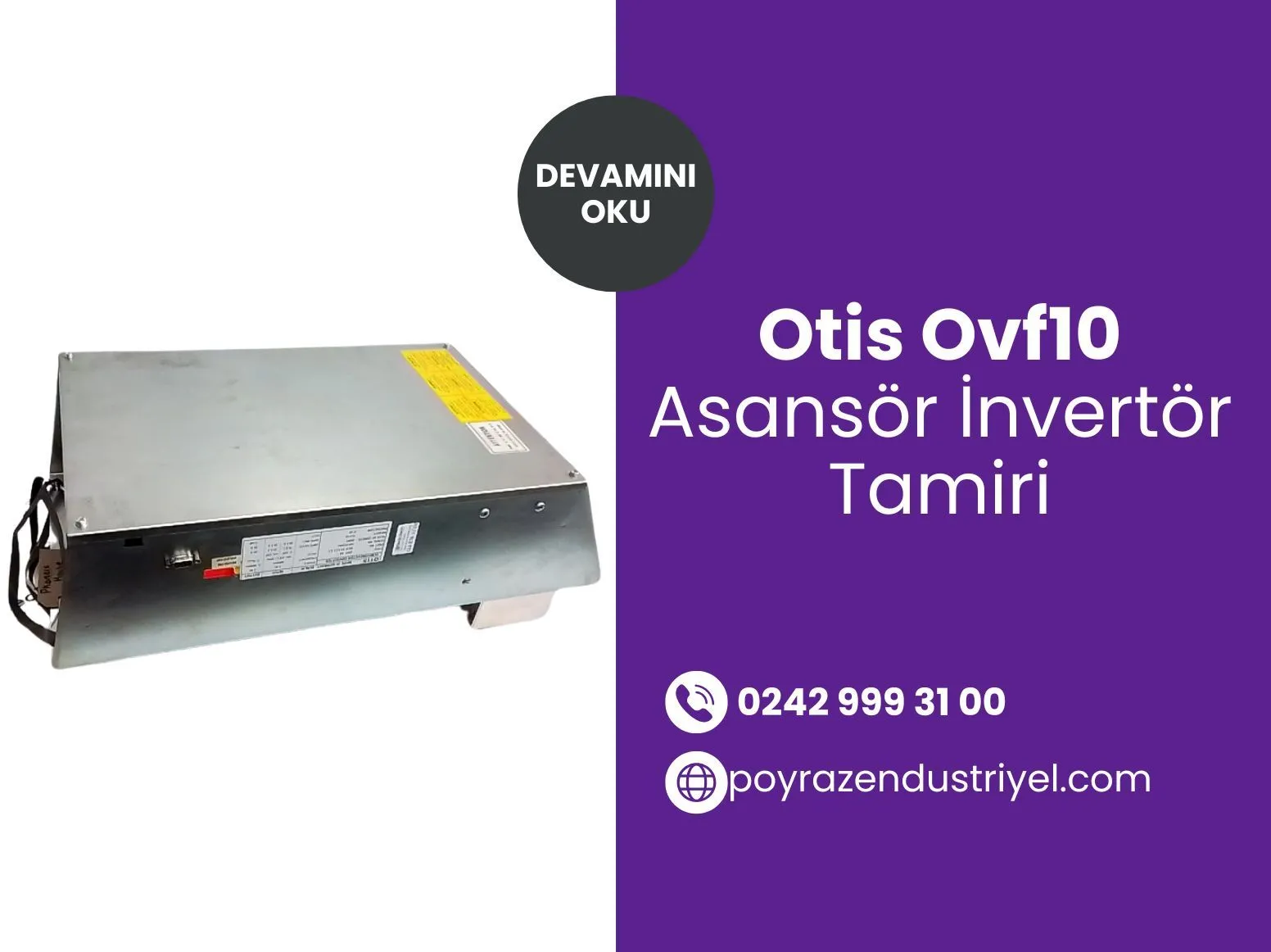 Otis Ovf10 Asansör İnvertör Tamiri